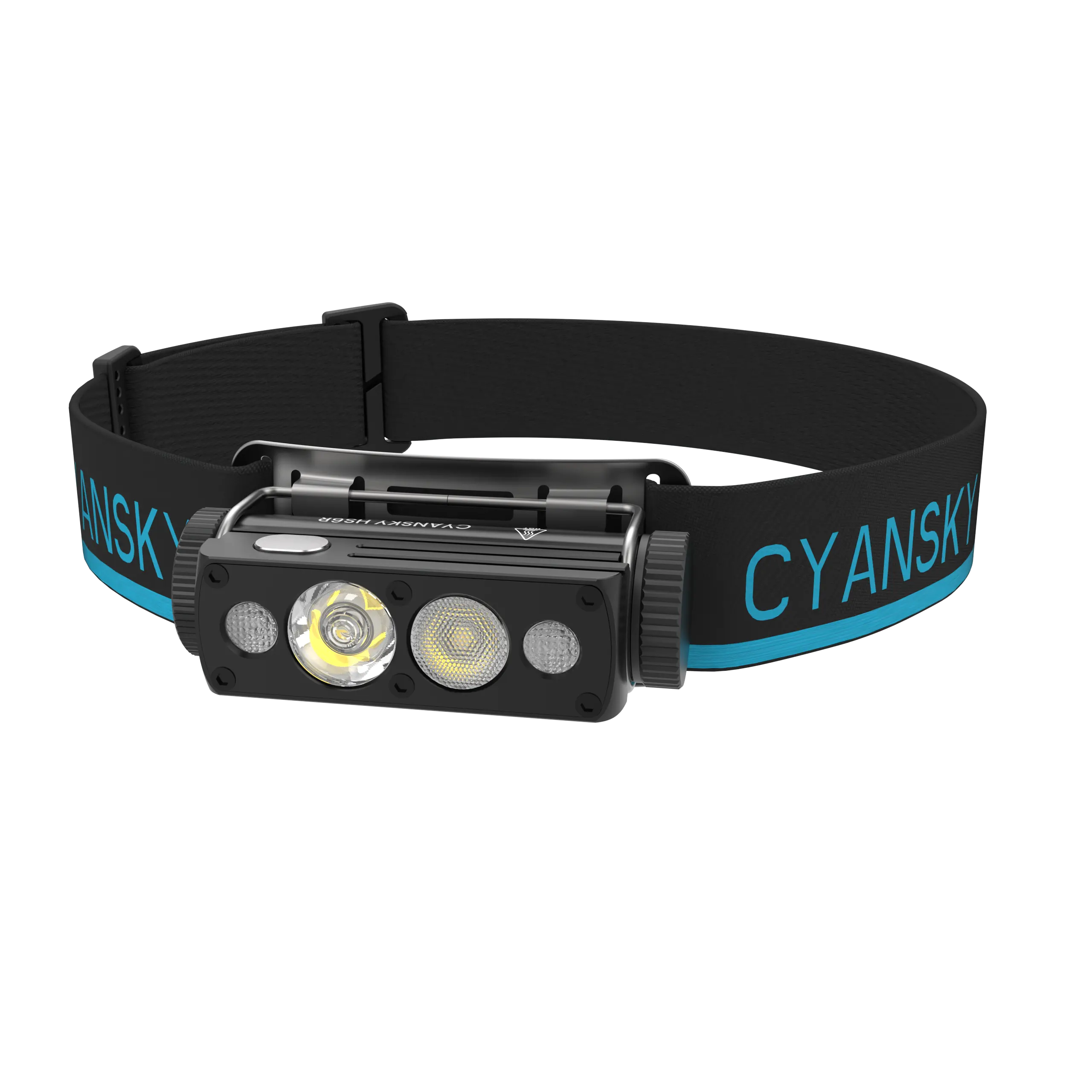 HS6R Rechargeable Cool&Warm LEDs Red&White Lights Industrial Headlamp